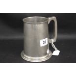 R.M.S. ASTURIAS: Pewter tankard. R.M.S. Asturias was used as the Titanic for the filming of Walter