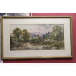 Scottish art: James Ferrier (Act. 1840-1883) watercolour on paper "Glen Artney Perthshire", signed