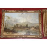 James Baker Pyne - Tinern Abbey O.O.C., signed lower left. Gilt framed. 36ins. x 24ins.