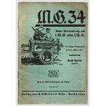 Dienstvorschrift zum MG 34   Dienstvorschrift "M.G. 34" unter Verwendung "D 127", bearbeitet von