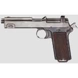 Steyr Mod. 1911   Kal. 9 mm Steyr, Nr. 2639/3325. Fast blanker Lauf. Überarbeitet, dünn