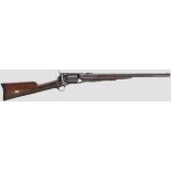 A Colt Model 1855 Revolving Shotgun   Smooth 21"- barrel in 20 calibre, somewhat rough bore, on