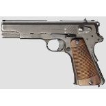 VIS Mod. 35, Radom, mit Tasche   Kal. 9 mm Para, Nr. K6226. Nummerngleich. Blanker Lauf.