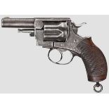 Webley No. 5 .360 Express Revolver um 1895   Kal. .360 CF, Nr. 64026. Nummerngleich. Blanker Lauf,