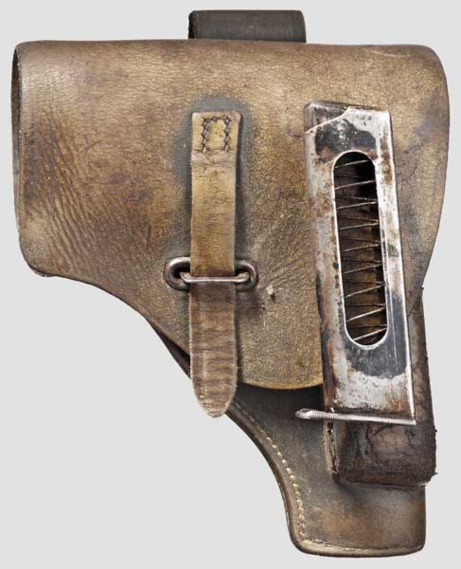 Beretta Mod. 34, mit Tasche   Kal. 9 mm kurz, Nr. 940761. Nummerngleich. Fast blanker Lauf. - Bild 2 aus 2