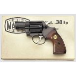Revolver Mauser "Trident", im Karton   Kal. .38 Spl., Nr. 04136. Nummerngleich. Blanker Lauf,