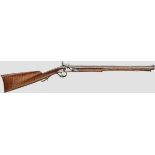 A light flintlock rifle, Versailles, circa 1800   Octagonal barrel with lightly swamped muzzle and