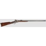 Sharps Rifle   Antonio Zoli & Co, Gardone. Kaliber .54. Blanker, gezogener 28"-Lauf mit gutem Zug-/