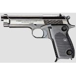 Beretta Mod. 951 "Brigadier", mit Tasche   Kal. 9 mm Para, Nr. 02711. Nummerngleich. Blanker Lauf.