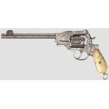 A Gasser revolver "Nouveau Modele Americain"   Calibre 11.5 mm, number 171257. Round 9 3/4"