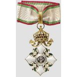 Zivilverdienstorden - Kommandeurkreuz (3. Klasse) unter Zar Boris III., 1918 - 1943   Halskreuz