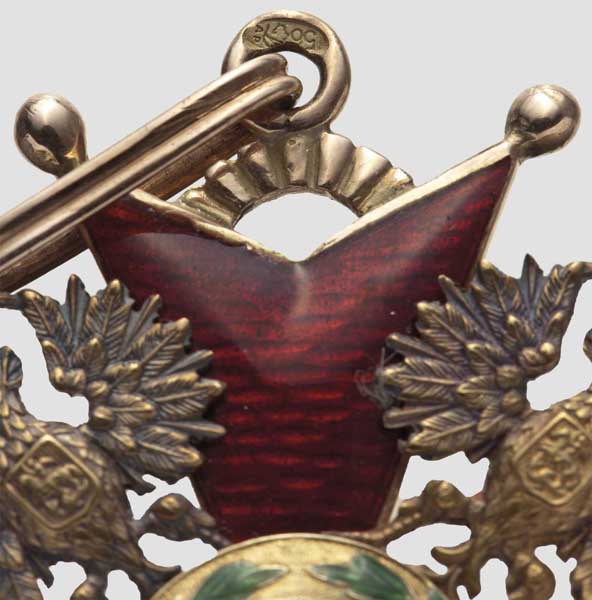 Admiral Hermann Jacobsen - Kaiserreich Russland - Orden des Heiligen Stanislaus - Ordenssatz der - Image 6 of 9
