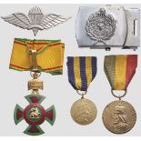 Orden Kaiser Menelik II. -  Kommandeurkreuz   Halskreuz aus vergoldeter Bronze, emailliert am