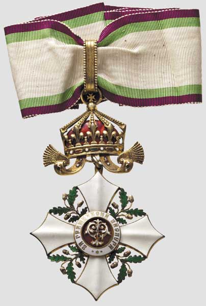 Zivilverdienstorden - Kommandeurkreuz (3. Klasse) unter Zar Boris III., 1918 - 1943   Halskreuz