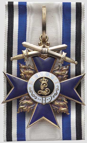 Admiral Hermann Jacobsen - Königreich Bayern - Militär Verdienst-Orden 2. Klasse mit Stern und mit - Image 4 of 8