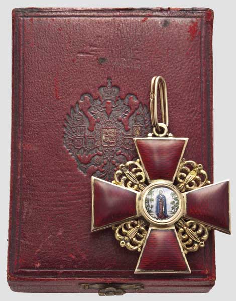 St. Anna-Orden - Kreuz 2. Klasse, Russland um 1910   Gold und Emaille. In den vertikalen - Image 3 of 3