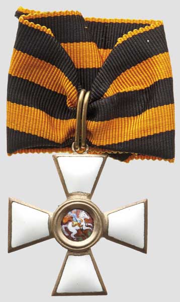Orden des Heiligen und Siegreichen Großmärtyrers Georg - Kreuz 4. Klasse   Ordenskreuz aus