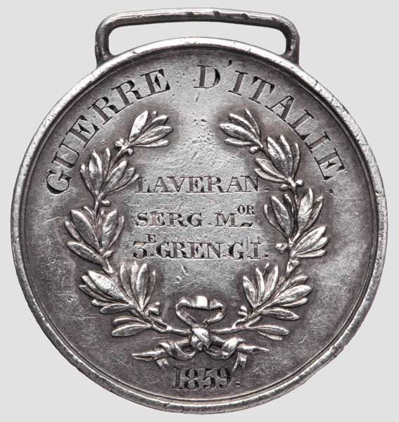 Tapferkeitsmedaille (Medaglia al valore militare) in Silber - Zweiter Unabhängigkeitskrieg 1859   In - Image 2 of 2