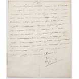 Napoleon I. (1769 - 1821) - Brief an General Bertrand, Schönbrunn, 5. Juni 1809   Diktatbrief mit