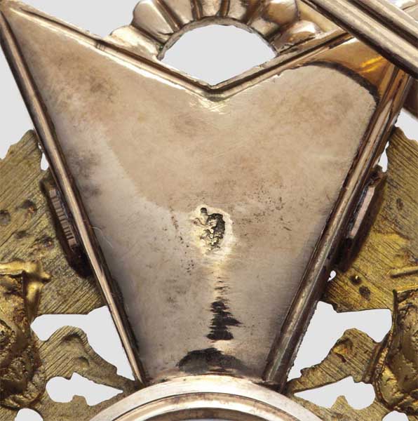 Orden vom Heiligen Stanislaus - Kreuz 1. Klasse von Albert Keibel   Große, in mehrfarbigem Gold - Image 5 of 5