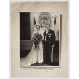 Hermann und Emmy Göring - offizielles Hochzeitsfoto mit Signatur Hermann und Emmy Göring im