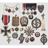 Ordens-Nachlass eines Obersturmführers Eisernes Kreuz 2. Klasse 1939, magnetischer Eisenkern,