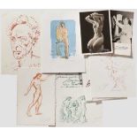 Arno Breker (1900 - 1991) - 14 kleine Lithografien - 1963 - 1986   Drei davon mit ausführlichen