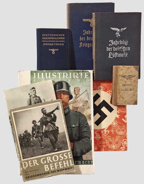 Acht Bücher Illustrirte Zeitung /Die deutsche Wehrmacht (1936) mit 324 Seiten, zahlreichen s/w