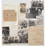 Adolf Galland - Autographen zwischen 1940 und 1993 Sechs in Tinte signierte, maschinengeschriebene