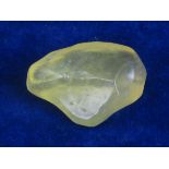 LIBYAN SAND GLASS SPECIMEN.  A small piece of LIBYAN GLASS mineral, these are collected in the