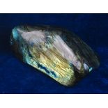 LARGE LABRADORITE MINERAL 7 ¼ INCHES.   A large and well coloured piece of natural LABRADORITE