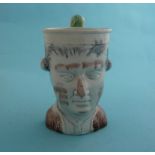 Lord Rodney: an attractive pearlware maskhead mug moulded ‘Success to Lord Rodney’ around the rim