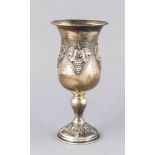 Pokal, um 1900, Sterlingsilber 925/000, Innenvergoldung, runder, gewölbter Stand, Balusterschaft,