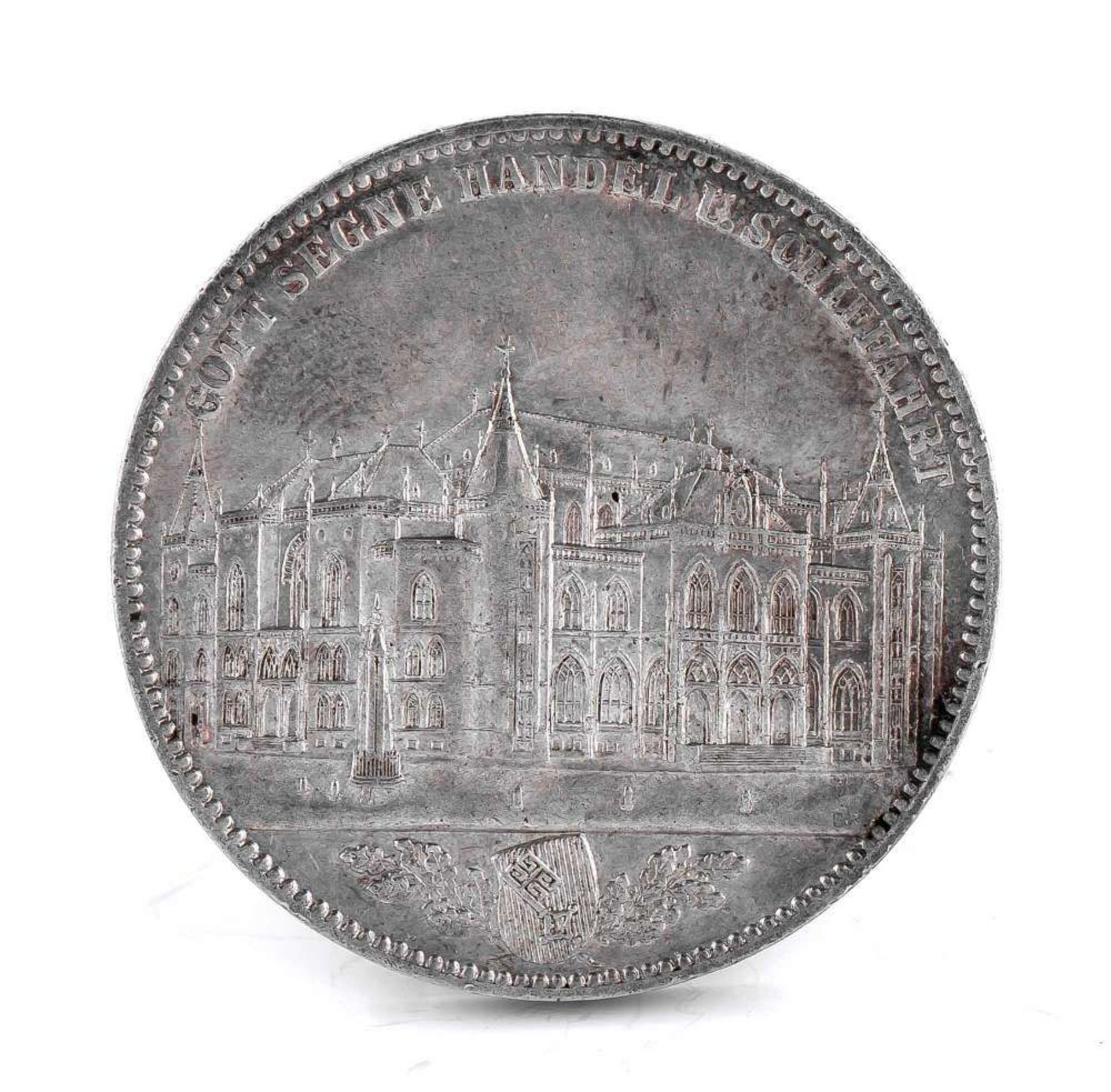 Bremen, Thaler 1864, Eröffnung der Börse, vz Start Price: €50