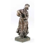 Richard Aurili (1834-c.1914), nach, ital. Bildhauer, ausgiessende Frau in holländischerTracht,