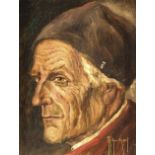 Josef Schwickart, Bildnismaler 1. H. 20. Jh., Herrenportrait, Öl/Holz, u. re. sign., 18 x14 cm, ger.