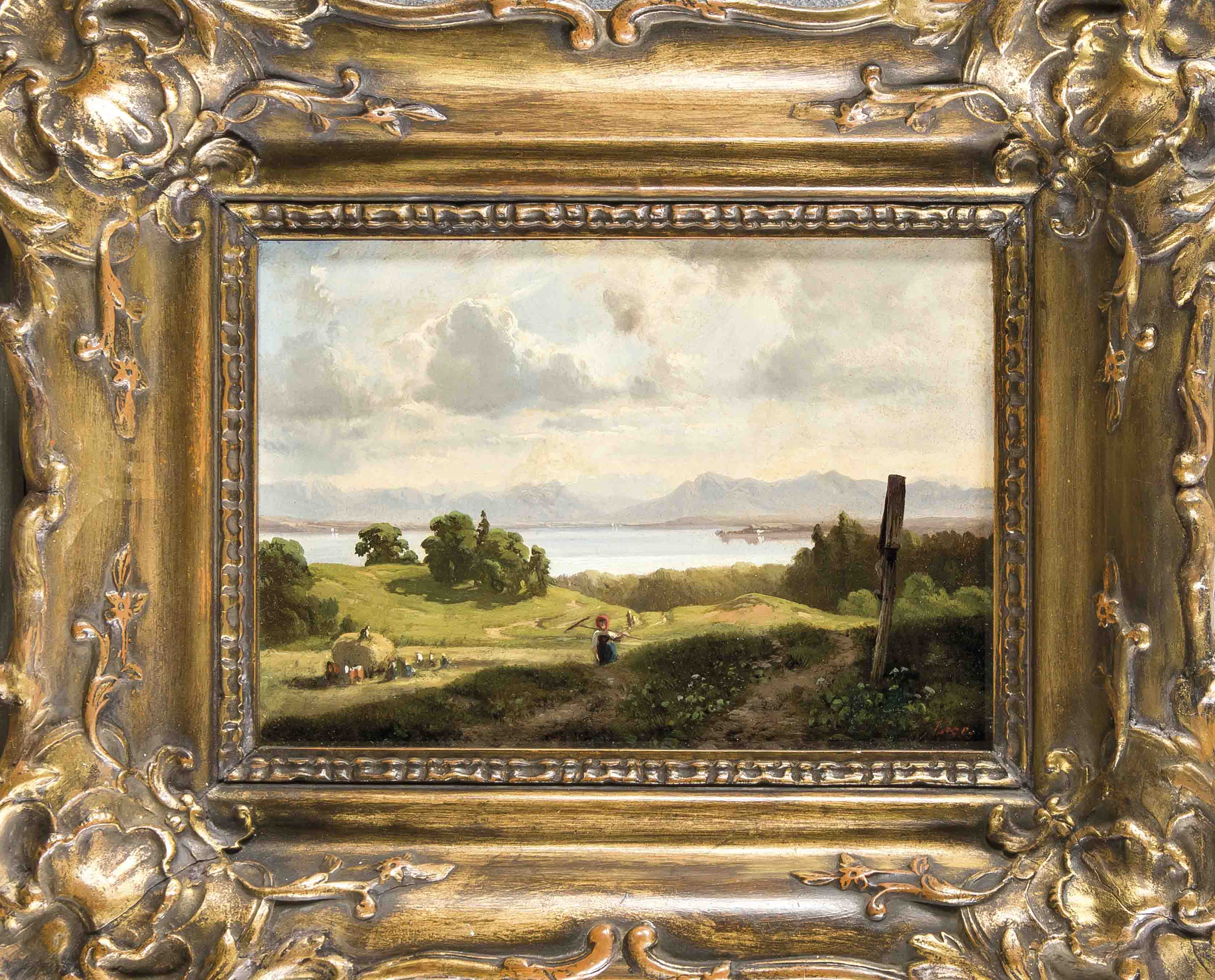 Adolf Heinrich Lier (1826-1882), dt. Landschaftsmaler, studierte bei Richard Zimmermann inMünchen,