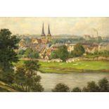 Paul Mishel (1862-1929), dt. Landschaftsmaler, Meisterschüler bei Eugen Bracht, Blick voneinem