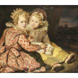 Cornelis de Vos (1584-1651), Kopie nach, Doppelportrait der beiden Kinder des MalersMagdalena and