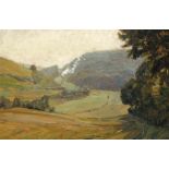 Hans Licht (1876-1935), Landschaftsmaler des dt. Impressionismus, studierte in Berlin beiBracht