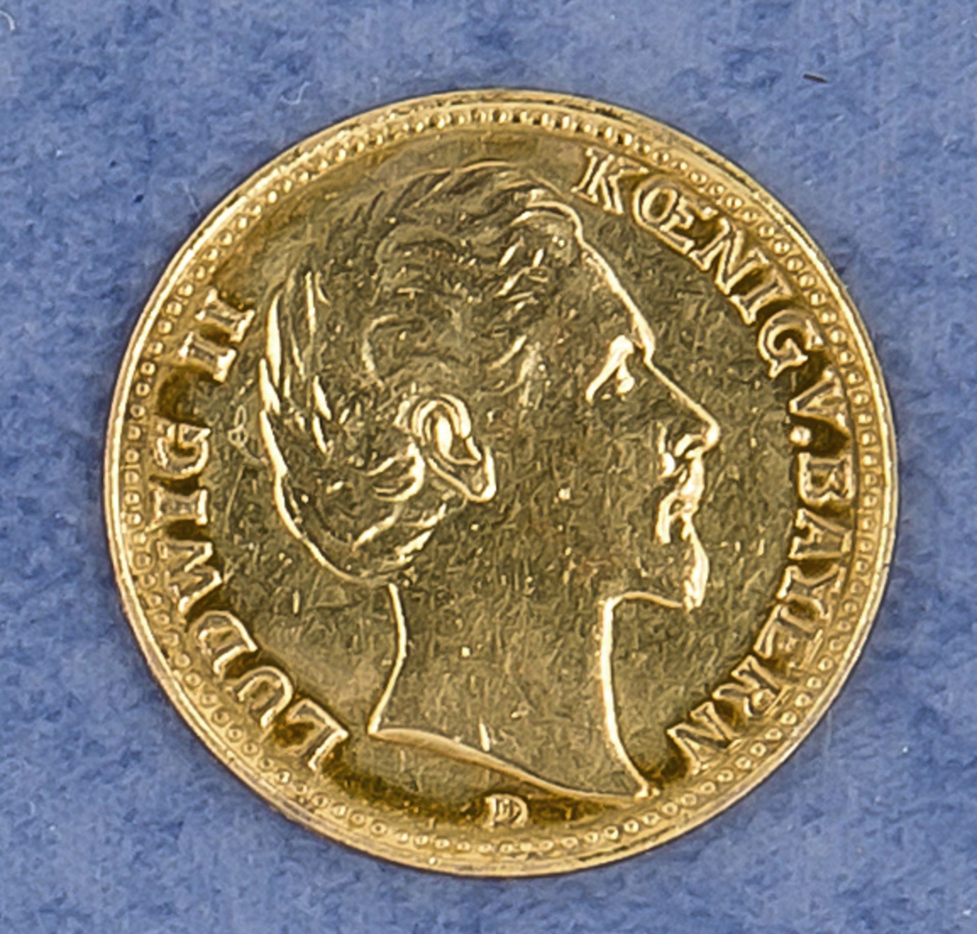 10 Mark Bayern 1878 D, ssMindestpreis: 150 EUR - Image 2 of 2