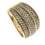 Brillant-Ring GG/WG 585/000 mit Brillanten, zus. 0,50 ct W/SI-PI, RG 57, 5,2 gMindestpreis: 180 EUR