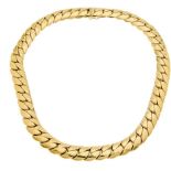 Wempe Collier GG 750/000 mit Kastenschließe und SI-Acht, B. 11 mm, L. 42 cm, 95,5 g, mitBox,