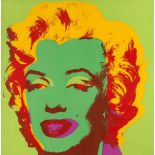 Andy Warhol (1928-1987), Marylin, Farbserigraphie auf leichtem Karton, verso mit denStempeln '