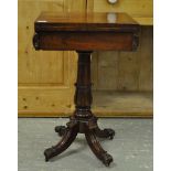 A VICTORIAN MAHOGANY FOLDING TOP SINGLE