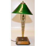 AN UNUSUAL DESIGNER TABLE LAMP IN DECO S