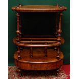 19TH CENTURY WALNUT VENEERER CANTERBURY