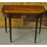 A REGENCY GAMES TABLE, CENTRAL DRAWER, S