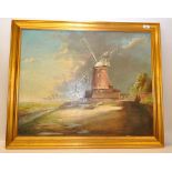 ENGLISH SCHOOL : CLEY MILL, OIL ON CANVA