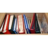 LARGE BOX ALL WORLD IN FIFTEEN ALBUMS, S